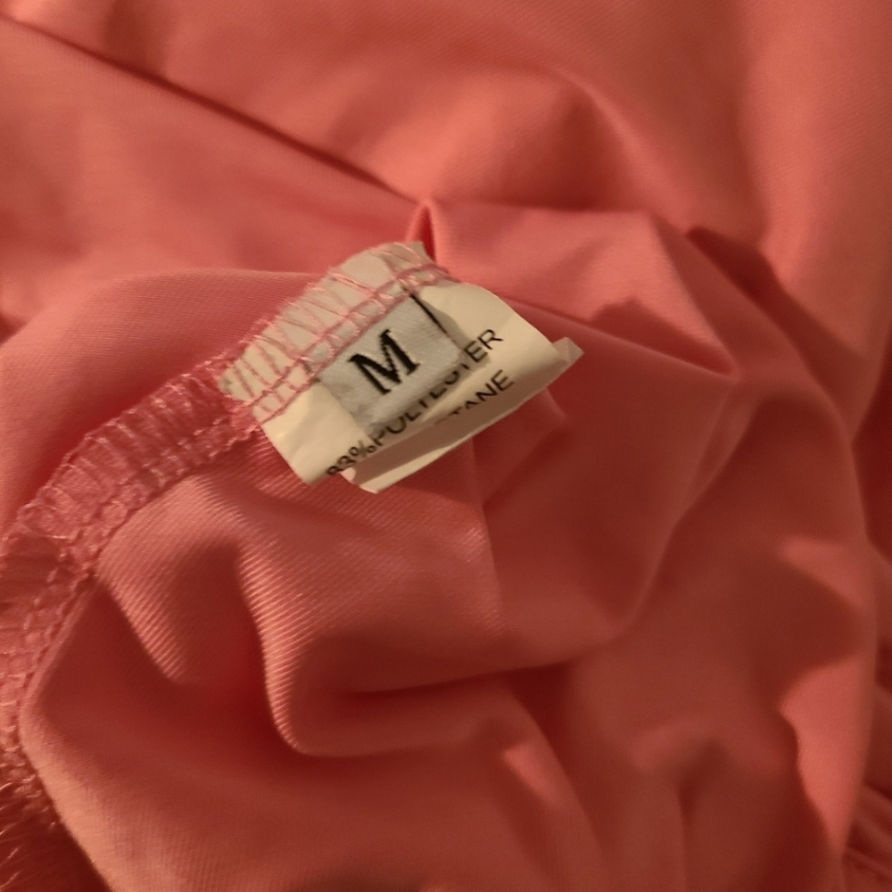 Pink Backless Romper - Picture 3 of 6